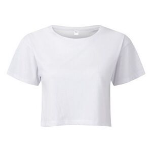 TriDri Womens/Ladies TriDri Crop Top / White